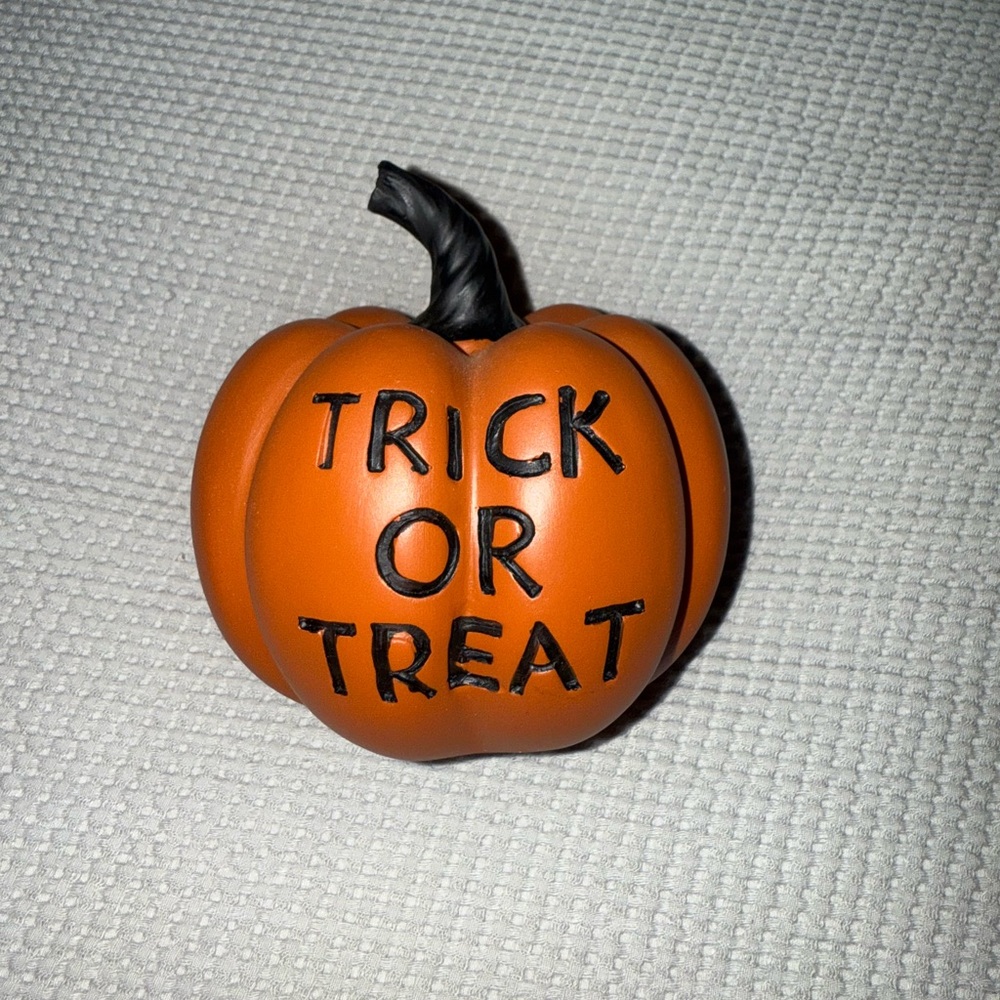 Kirklands Orange Halloween Pumpkin Decor